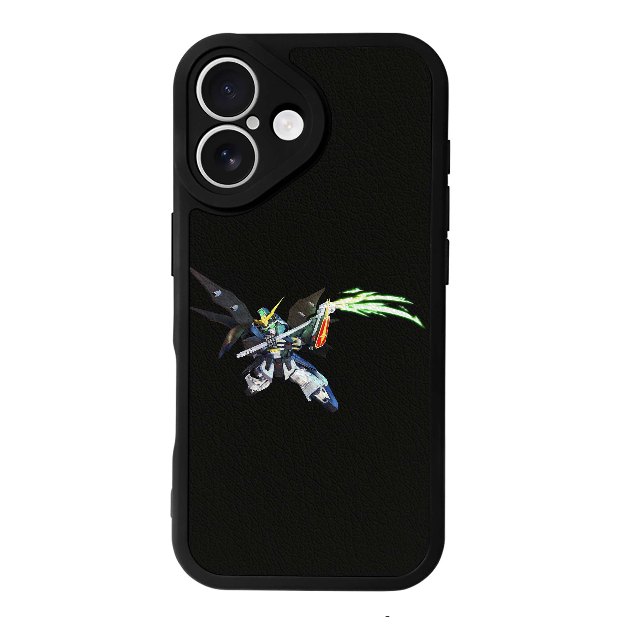 （画像用） 機動戦士ガンダム Mobile Suit Gundam 【iPhone 16シリーズ対応】シリコンスマホケース（レザー調） 材質：シリコン